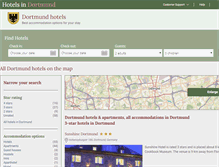 Tablet Screenshot of hotels-dortmund.com